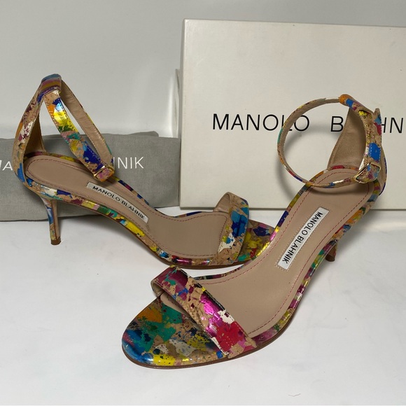 BNIB MANOLO BLAHNIK fun kitten heels - Picture 8 of 12